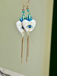 Edith Orozco Corazón Pendant Earring