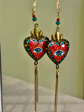 Load image into Gallery viewer, Edith Orozco Corazón Pendant Earring
