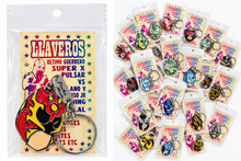Load image into Gallery viewer, Mexican Wrestling Keychains – Handcrafted Masks &amp; Characters
