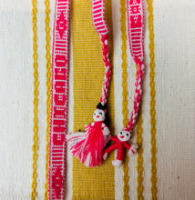 Load image into Gallery viewer, Chicago Oaxacan Friendship Bracelet w/ Dolls
