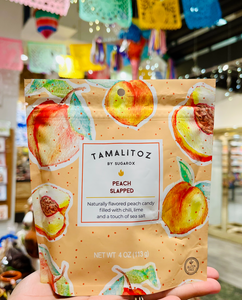 Tamalitoz Peach Slapped Spicy-Sweet Candy