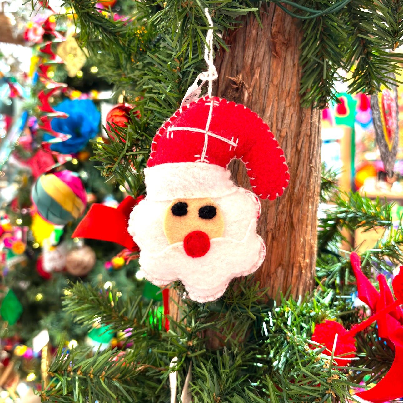 Santa Stuffed Ornament