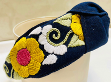 Load image into Gallery viewer, Embroidered Floral Headband -- Chiapas, Mexico
