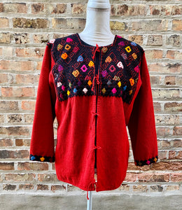 Handwoven Wool "Coton" Sweater- Chiapas, Mexico