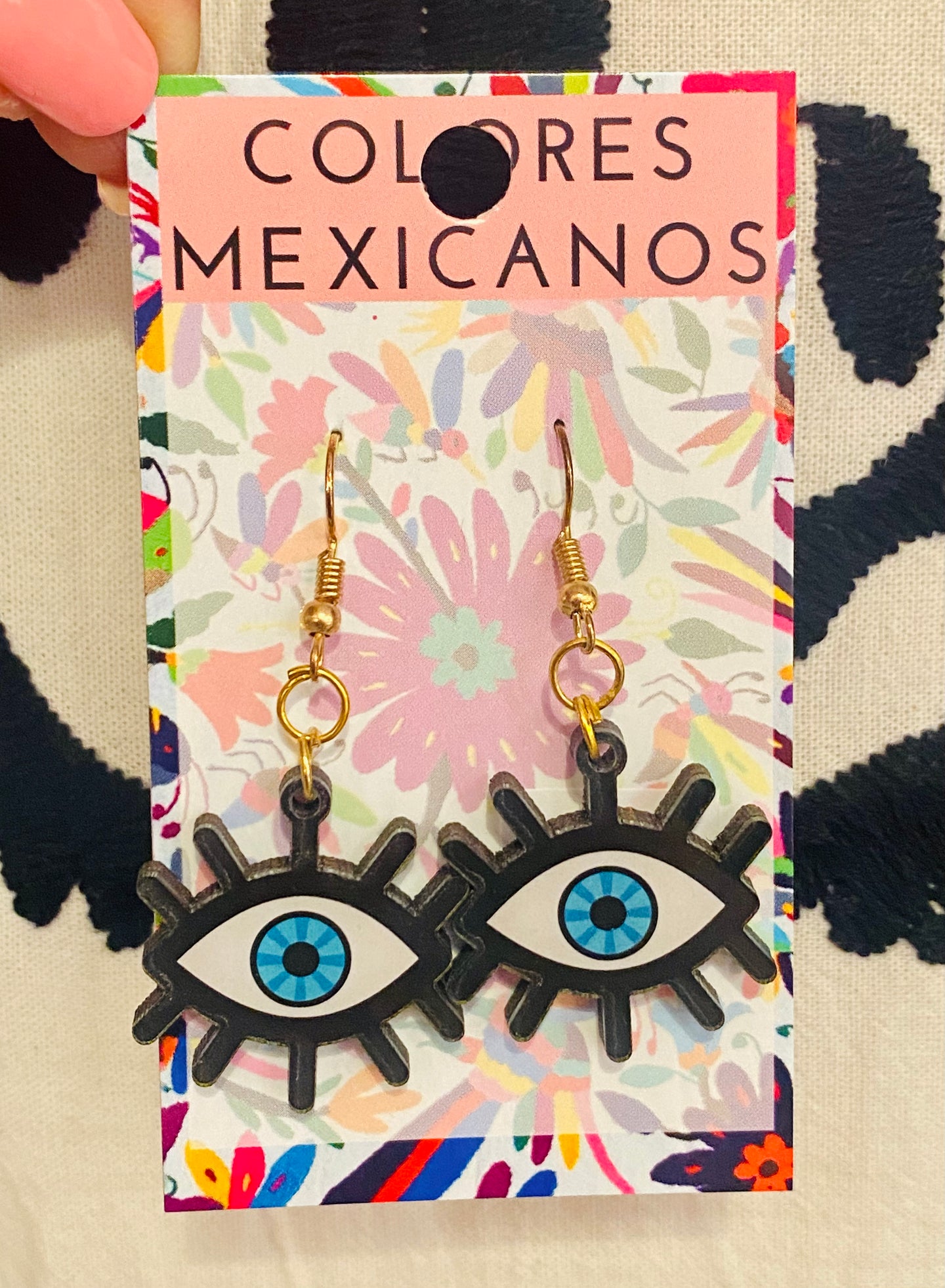 Mexican Evil Eye Earrings