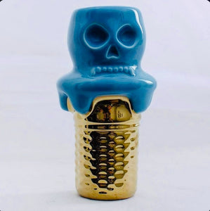 Mexican Candy Skull Shot Glass