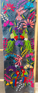 "Bosque" Embroidered Tropical Table Runner