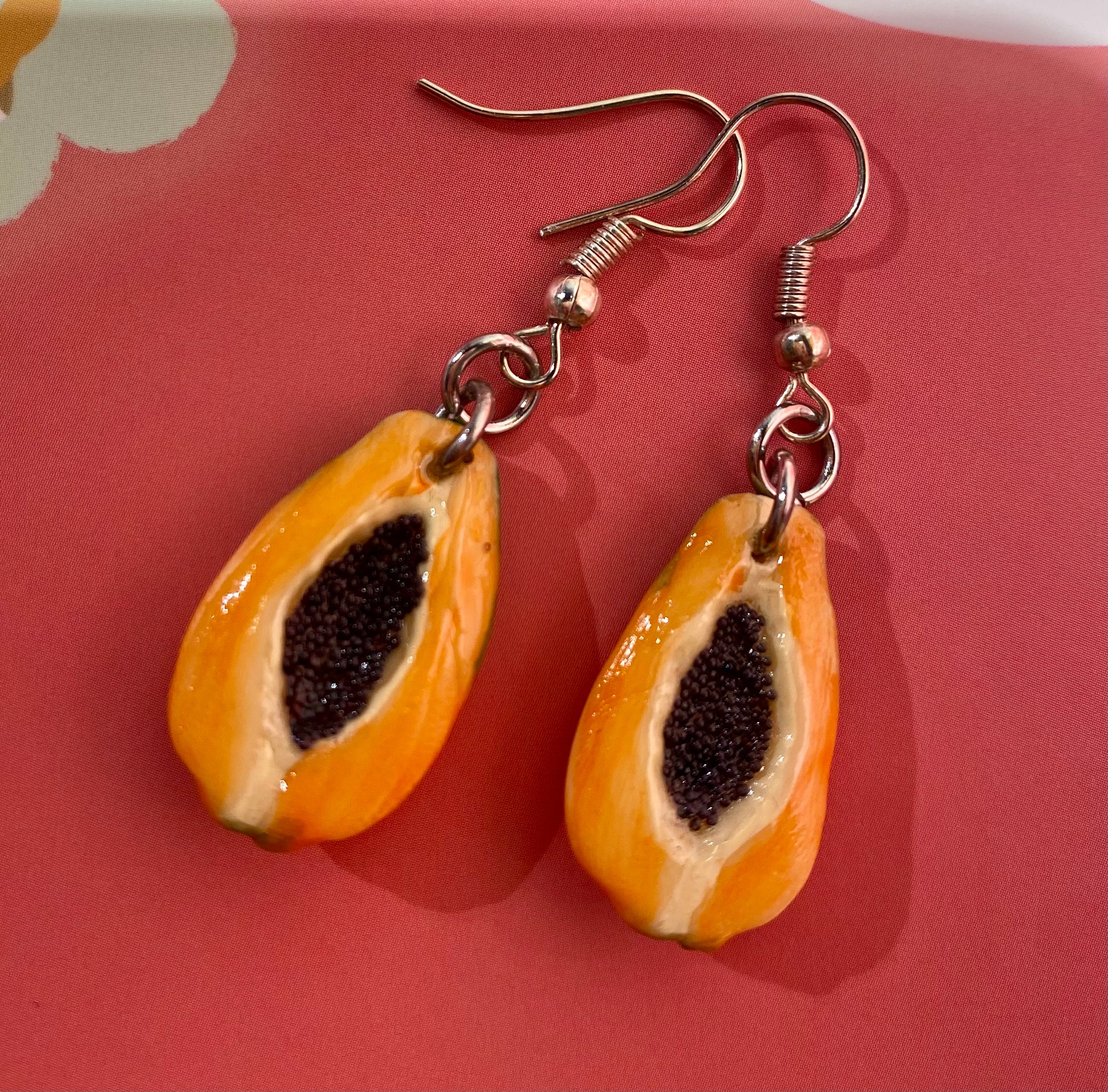 Papaya Earrings – Colores Mexicanos: Chicago's Mexican Gift Shop