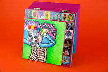 Load image into Gallery viewer, “Catrina” Tea Chest / Jewelry Box
