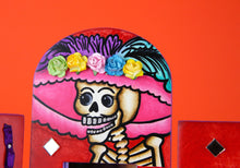 Load image into Gallery viewer, Day of the Dead Hand-Painted Photo Frame
