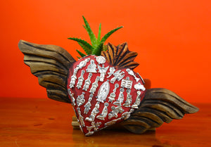 Mexican Miracle Hearts w/ wings