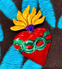 Load image into Gallery viewer, Oaxacan Hand-Painted Tin Magnet
