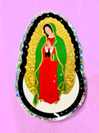 Virgen of Guadalupe Reflective Sticker