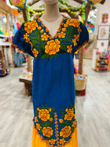 Chiapas "Flor" Dress Colores Mexicanos: Chicago's Mexican Gift Shop Chiapas "Flor" Dress Colores Mexicanos: Chicago's Mexican Gift Shop