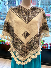 Load image into Gallery viewer, Women&#39;s Embroidered Poncho-- Puebla, Mexico
