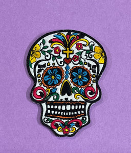 Day of the Dead Skull Patch