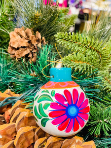 Hand-painted Flower Ornaments