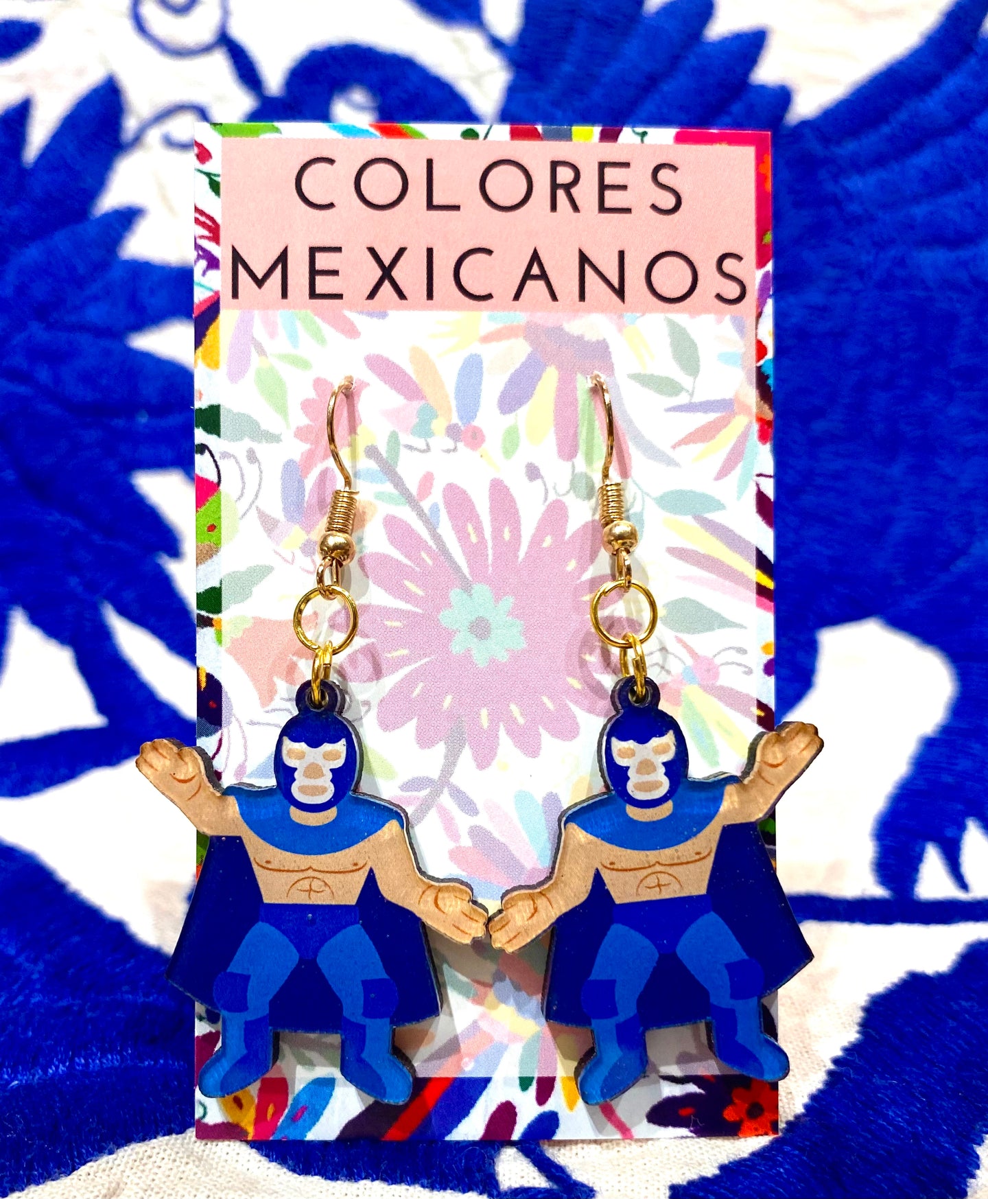 Mexican Luchador Earrings