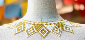 Mexican Beaded "Chaquira" Collar Necklace