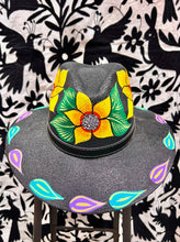 Load image into Gallery viewer, Mexican Hand Painted Sombrero — Sunflowers
