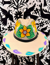 Load image into Gallery viewer, Mexican Hand Painted Sombrero — Sunflowers
