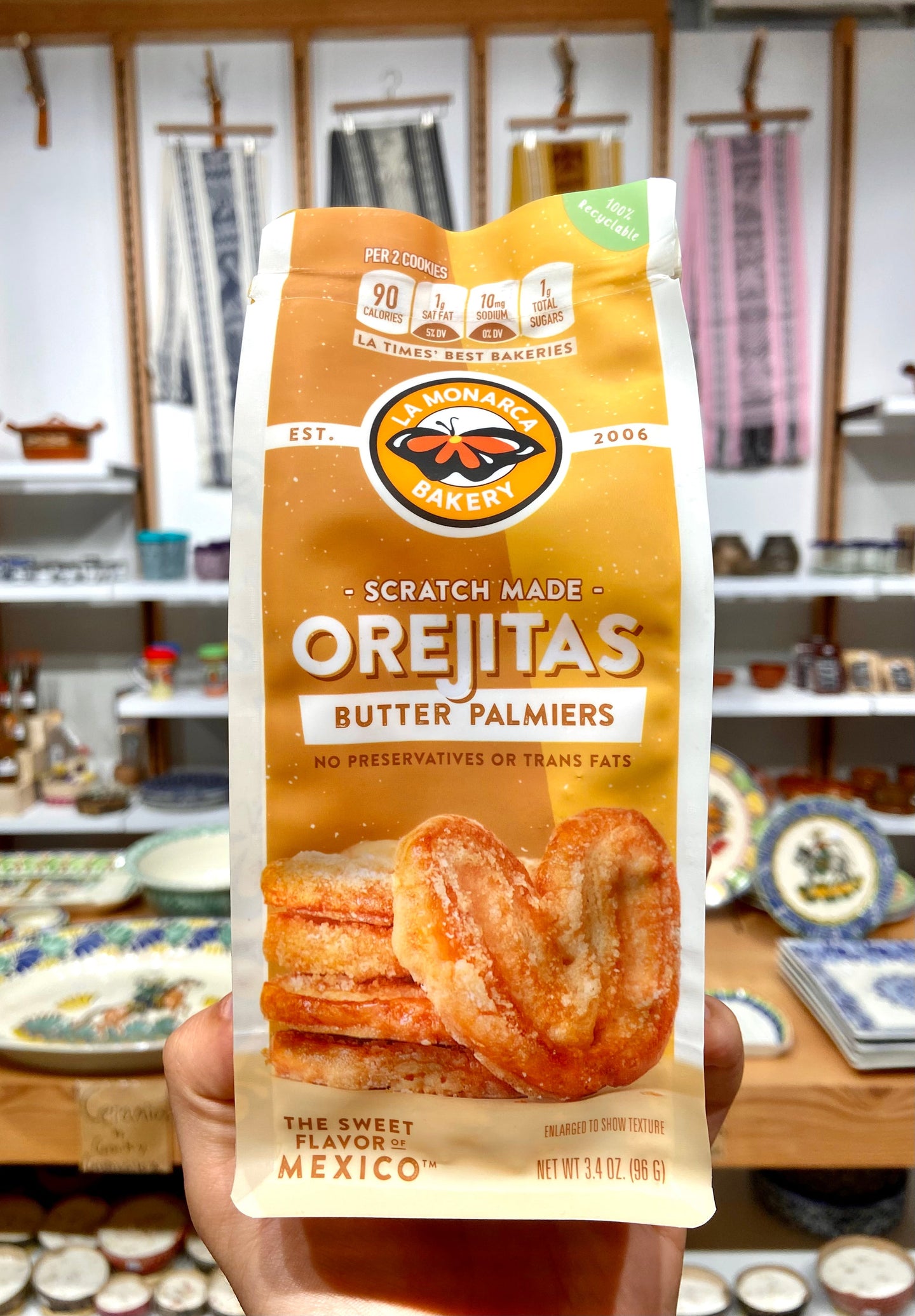Mexican Orejita Cookies— La Monarca Bakery