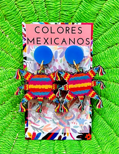 Mexican Piñata Earrings