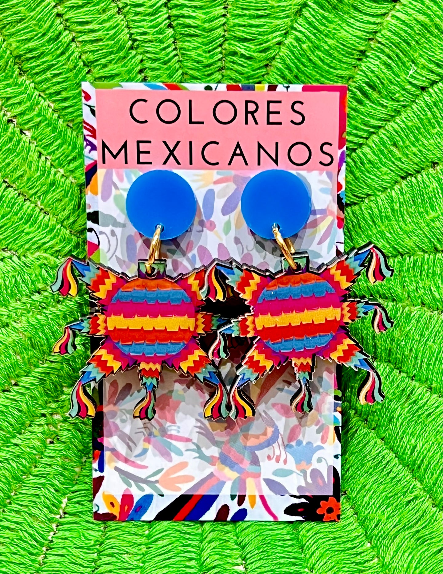 Mexican Piñata Earrings