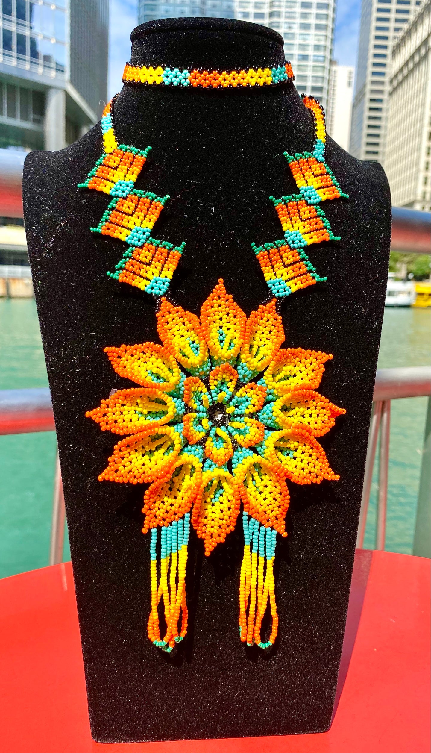 Mexican 2025 beaded necklace