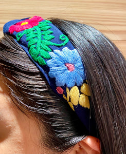 Embroidered Floral Headband -- Chiapas, Mexico