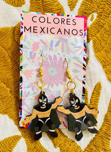 Mexican Luchador Earrings
