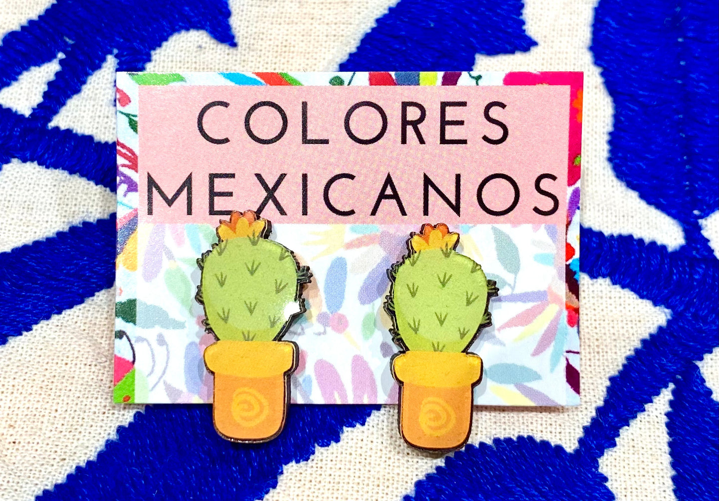 Mexican Cactus Earrings