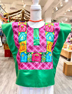 Handmade Mexican “Tehuana” Huipil — Oaxaca, Mexico