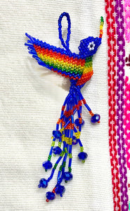 Beaded Hummingbird Ornament