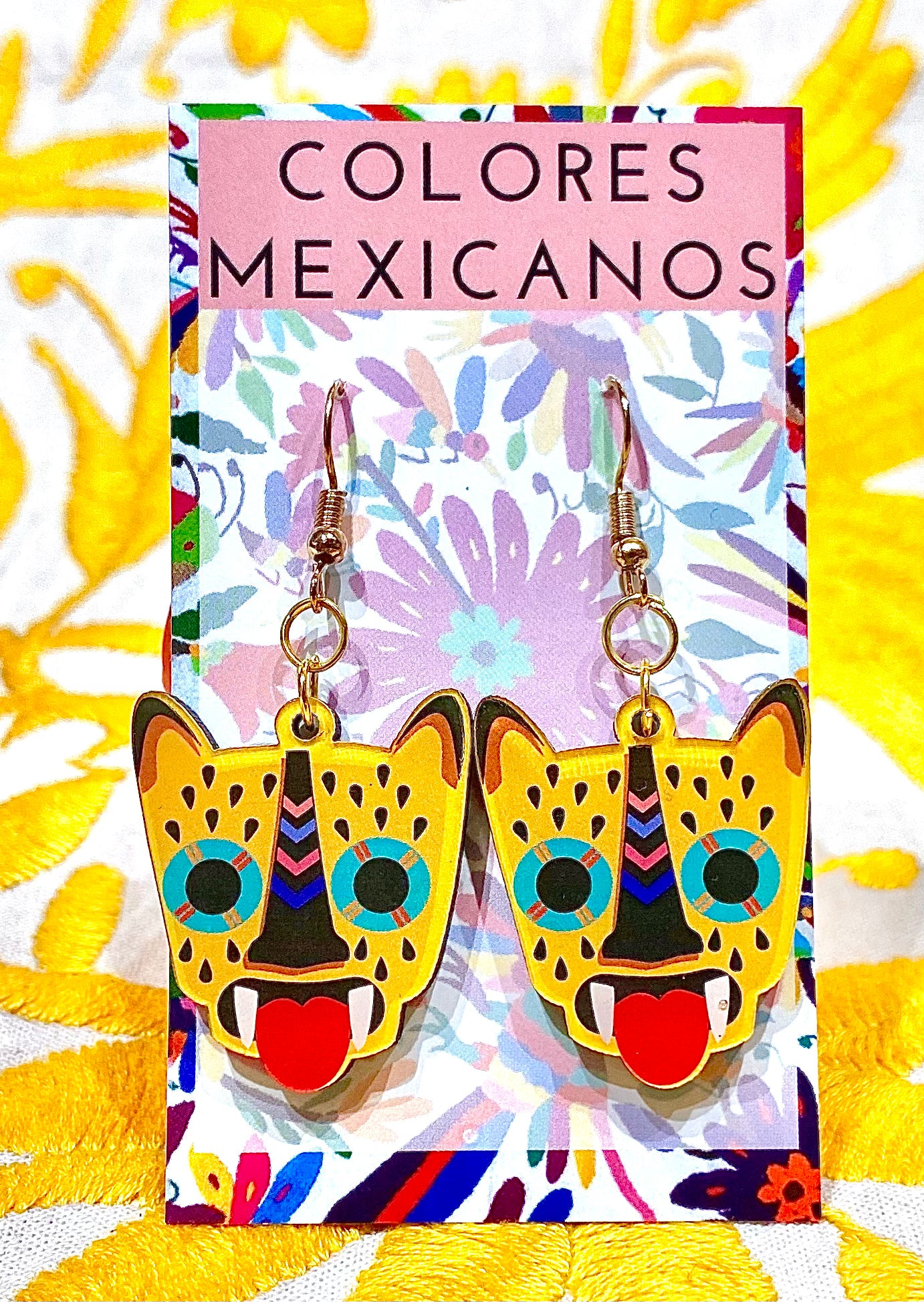 Mexican Jaguar Earrings
