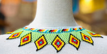 Load image into Gallery viewer, Mexican Beaded &quot;Chaquira&quot; Collar Necklace
