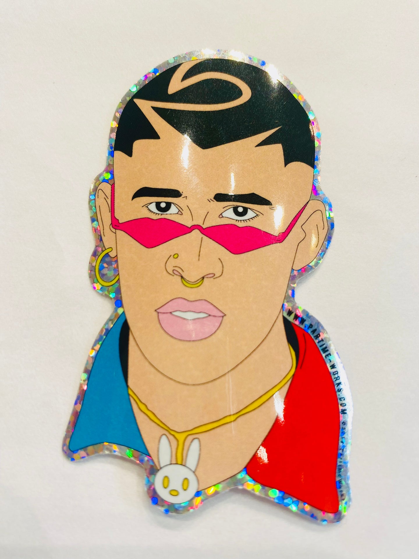 Bad Bunny Reflective Sticker