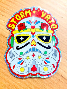 Storm Vato Holographic Sticker