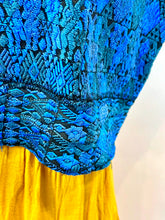 Load image into Gallery viewer, Handmade Guatemalan Huipil — Deep Blue
