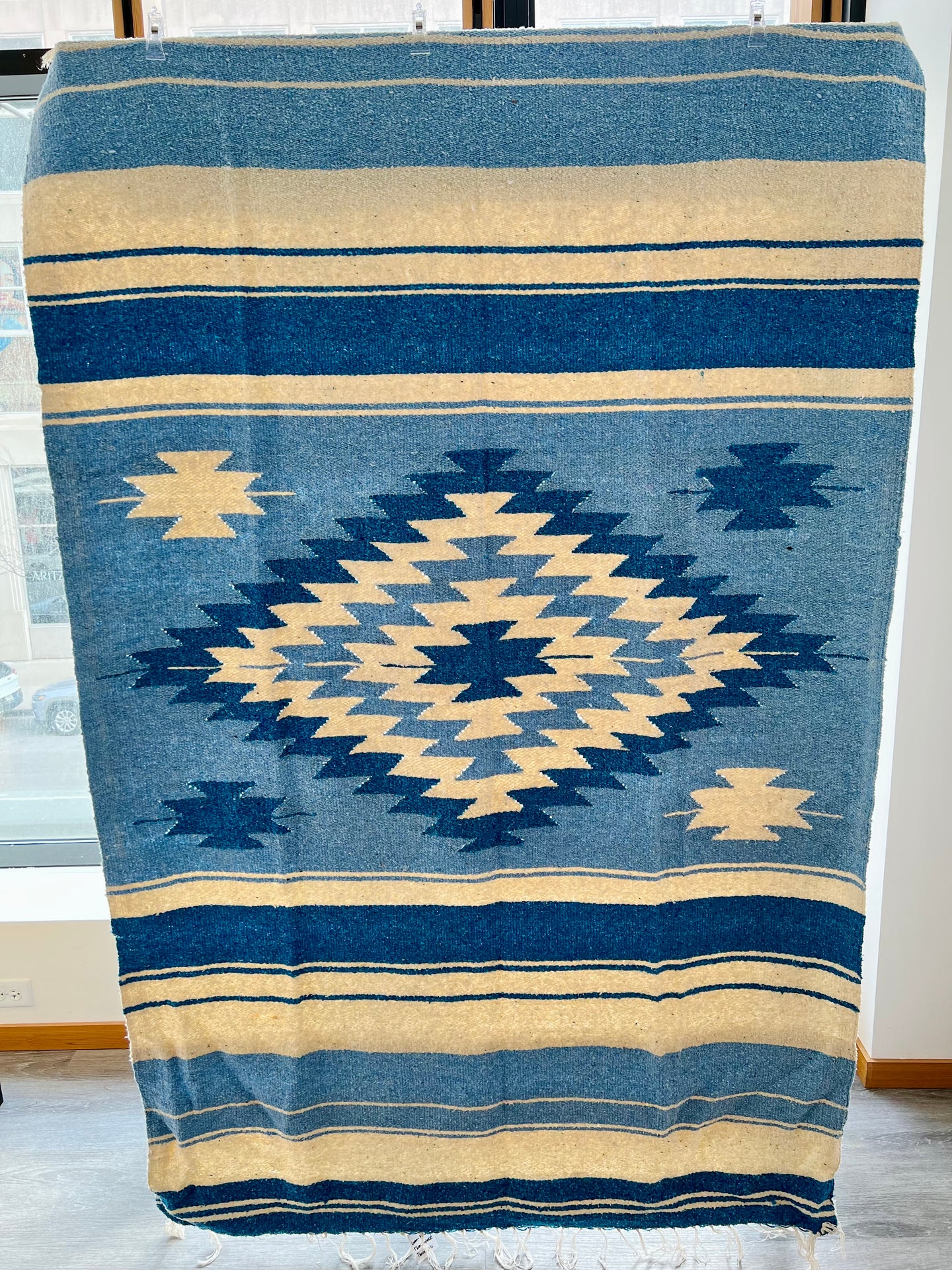 Handwoven Mexican Throw Blanket