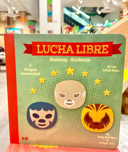 Kids’ Bilingual Book: Parts of the Body with Lucha Libre wrestlers