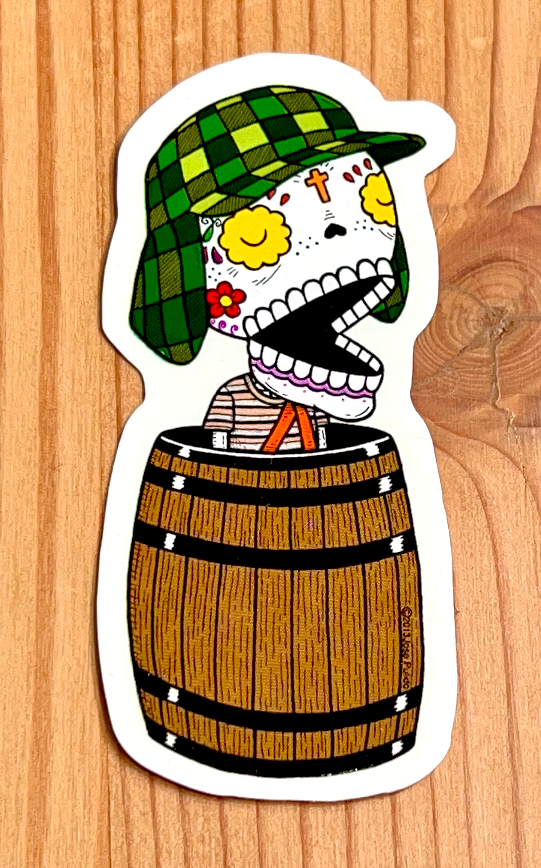 El Chavo del Ocho Skeleton Sticker